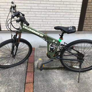 【商談中】ハマーの折りたたみ自転車