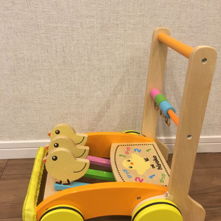 手押し車ひよこ木製