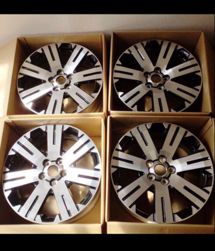 [三菱 新型デリカ オールブラックス] 純正アルミホイール 4本セット 【美品！！】【新車外し】