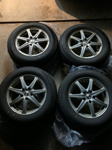 バリ山　2018年 215/65/16 夏タイヤ　アルミホイール付き