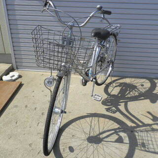 ALFIRK（アルフィルク） シティサイクル ブラック 27インチ カゴ荷台