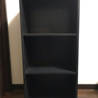 《ブラック・黒 カラーボックス 3段》の画像