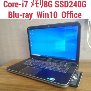 Core-i7 メモリ8G SSD240G Blu-Ray Of...