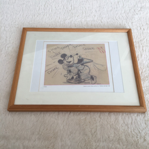 超☆レア ! ディズニー ミッキーミニー 絵画