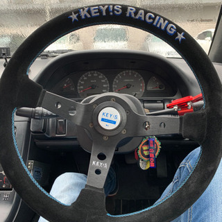 正規品！　Keys!RACING キーズレーシング　ステアリング　ディープコーン