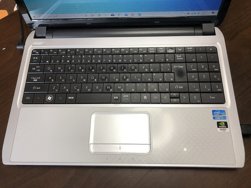 中古　ドスパラ製Prime Note Galleria GT-H　Core i7 2.70GHz  新品SSD240GB  8GBメモリ