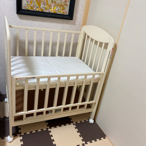 カトージミニベビーベッドハイタイプ布団つき