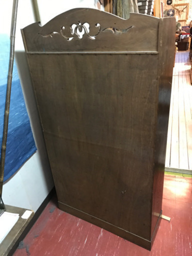 JF00212 古道具【玉杢　本箱】ブックシェルフ.