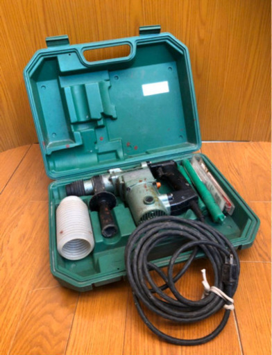 動作品 日立 HITACHIH DH20Ｖインパクト 電動工具・電動ドリル 付属品多数 AKARI (a323)ハンマドリル 日立工機