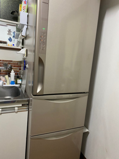 日立冷蔵庫　2015年製　R-K320FV(T) 315L 