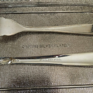 銀食器 ケーキセットの画像