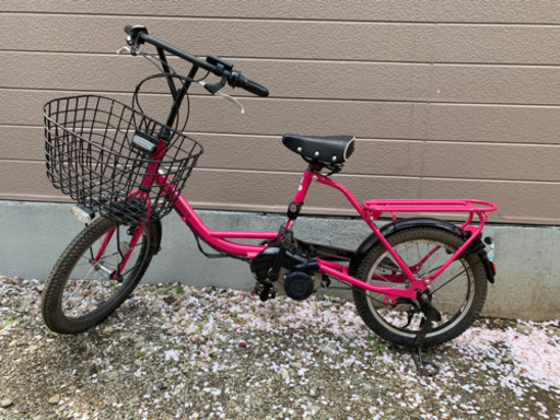 電動自転車　ブリジストン　ピンク