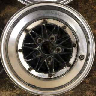 WORK エクイップ エクセル 社外ホイール 15インチ 4本 7J5HPCD114.3約-15 8J5HPCD114.3約-18 旧車ホイール 希少　(VHK66) クレジットカード QR決済可能