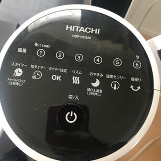 日立　スリムファン　扇風機の画像