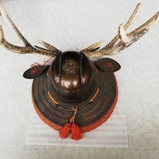☆ご愛好家向け☆ 鋳物の兜 山中鹿之助 型 の画像