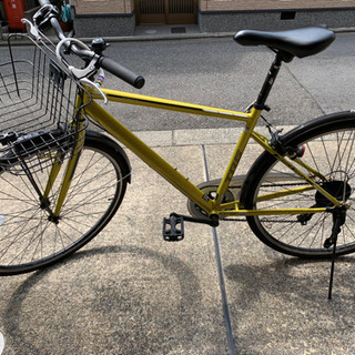 ロードバイク　クロスバイク　かご付き　自転車　