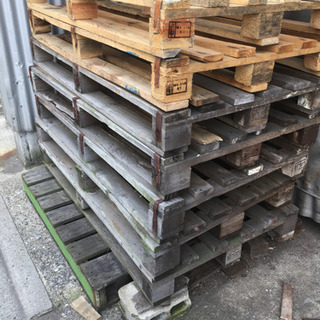 中古木製パレット譲ります