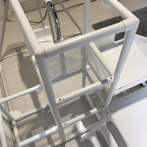 ◼︎ ホワイト　ジャングルジム　室内　折りたたみ　キッズパーク 