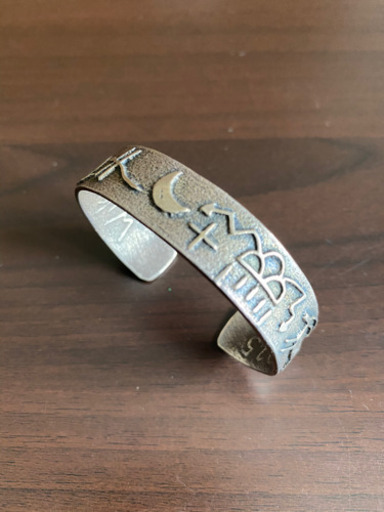 Steve Wikviya LaRance  鹿と渦巻きブレスレット ホピ族　期間限定値引き