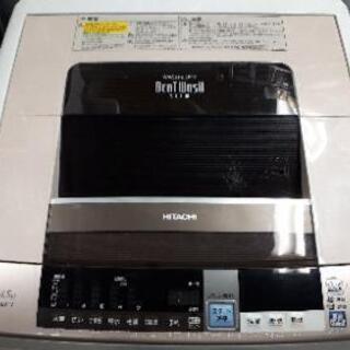☆中古 激安！！　 HITACHI　全自動電気洗濯機　8kg　BW-D8TV　2015年製　￥18,000円！！