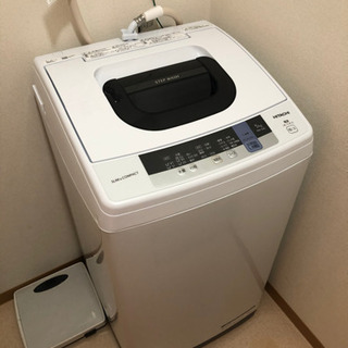 ★2019年製★美品 中古★日立 5㎏ 洗濯機【NW-50C】 極上品！2019年製日立HITACHI5.0キロ洗濯機NW-50C 中古！ほぼ