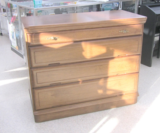 4段 リビングチェスト タンス 衣類収納 幅103cm☆ PayPay(ペイペイ)決済可能 ☆ 札幌市 北区 屯田