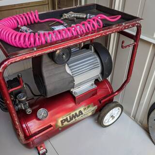 【決まりました】中古 コンプレッサー　藤原産業 SR-201　エ...