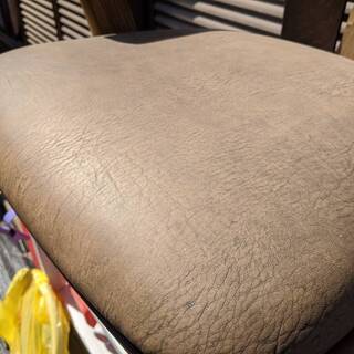 【決まりました】タモ無垢材 低座椅子 C-123DX(回転)レザーの画像