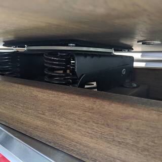 【決まりました】タモ無垢材 低座椅子 C-123DX(回転)レザーの画像