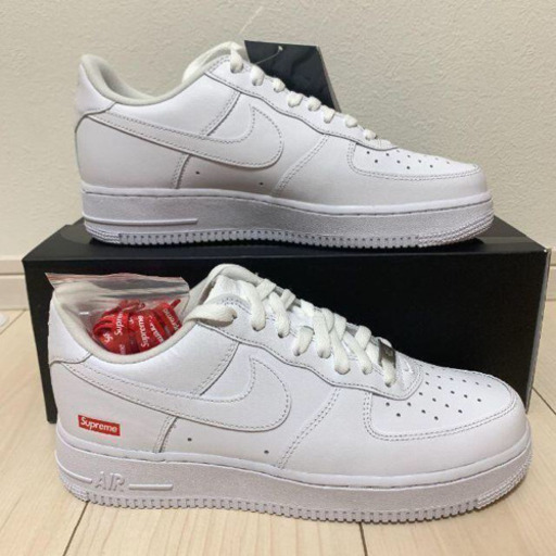 28.5cm シュプリーム ナイキ エアフォース1 ロウ 白