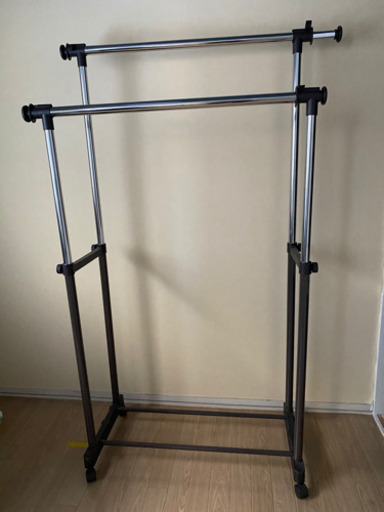 【美品】ハンガーラック　2段