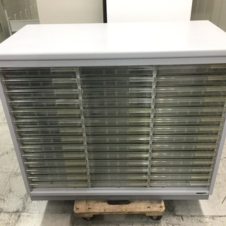 中古　イトーキ 天板付レターケース　 14段3列　B4　浅型クリ...
