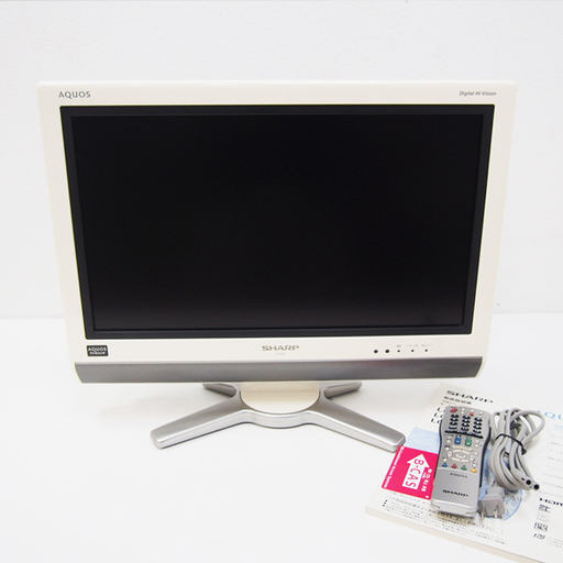 SHARP AQUOS 20V型液晶テレビ 動作良好 (AA16)