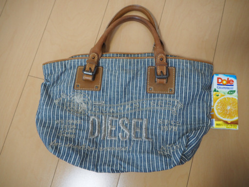 DIESEL⭐️ヒッコリー手さげかばん