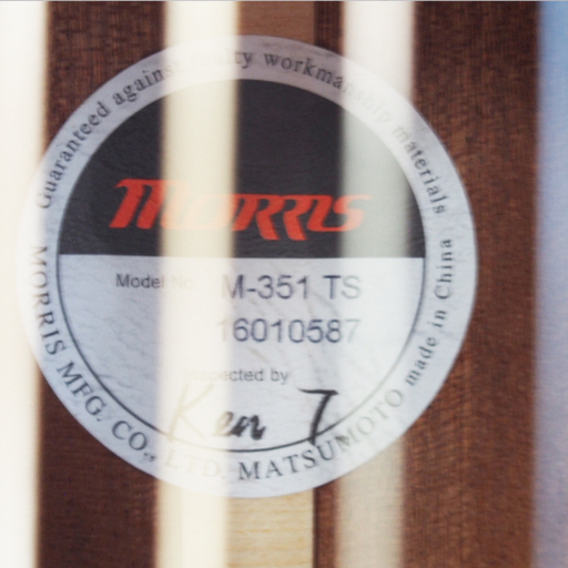 Morris モーリス アコースティックギター M-351 TS ソフトケース付 (BA31)