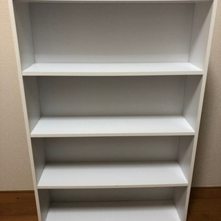 本棚　白（受付終了、引き渡し予定）の画像