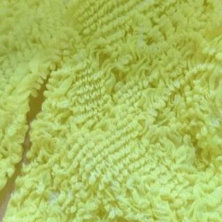 お子様用 絞帯揚 黄色の画像