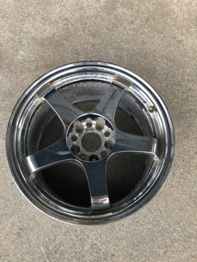 メッキホイール9.5j 1本　17インチ