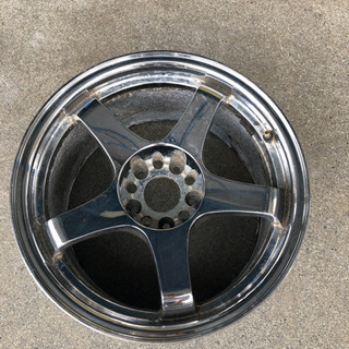 メッキホイール9.5j 1本　17インチの画像