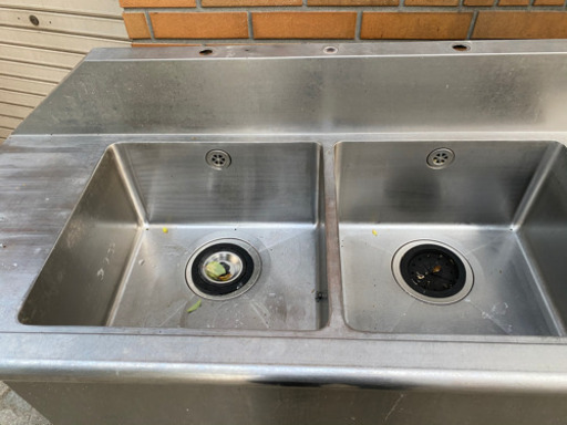シンク、二槽、業務、洗浄機