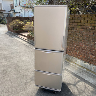 ★ シャープ 冷蔵庫 350L 3ドア 両開き どっちもドア シ...