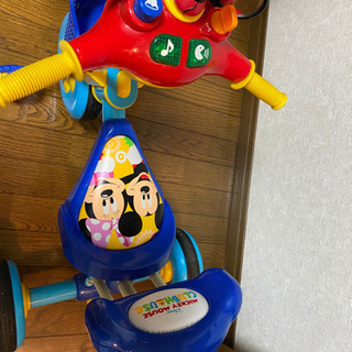 ミッキーマウスの三輪車(受け渡し者決定しました)の画像
