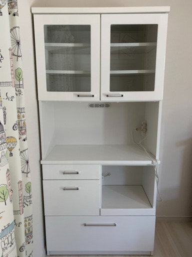 ★期間限定大幅値下げ★ 島忠 食器棚ホワイト