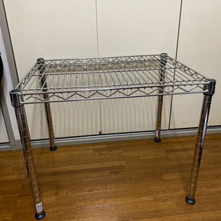 スチールラック　1段の画像
