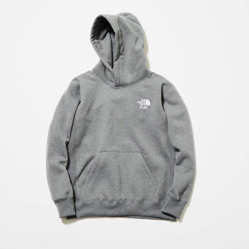 新品タグ付き TNFノースフェイスプレイ 日比谷限定パーカー グレー Ｌサイズ