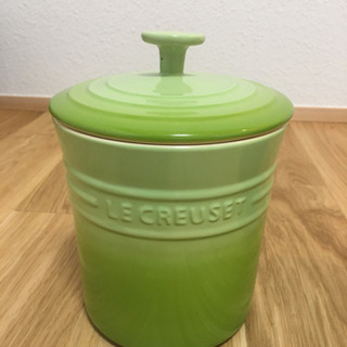 【美品】ルクルーゼ フードコンテナ ライトグリーン
