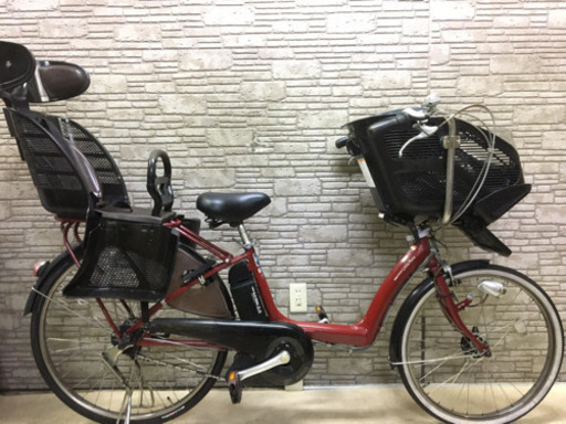 新生活応援SALE  東京23区配達無料　新基準  ヤマハ　パスリトルモア　6Ah リチウム 電動自転車 中古　3人乗り子供乗せ★★26インチ★★