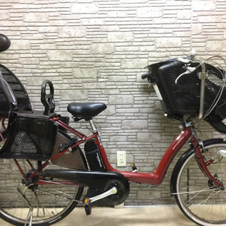 新生活応援SALE  東京23区配達無料　新基準  ヤマハ　パスリトルモア　6Ah リチウム 電動自転車 中古　3人乗り子供乗せ★★26インチ★★