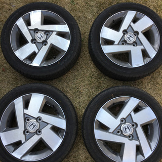 値下げ！！ホンダゼストスパーク純正ホイールタイヤ4本セット165...