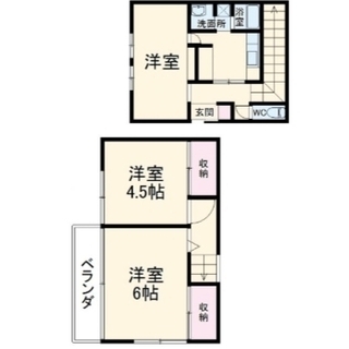★初期費用10万円以下　 即入居可★【ペット可 】2LDK 64...